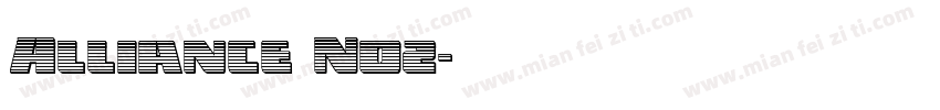 Alliance No2字体转换